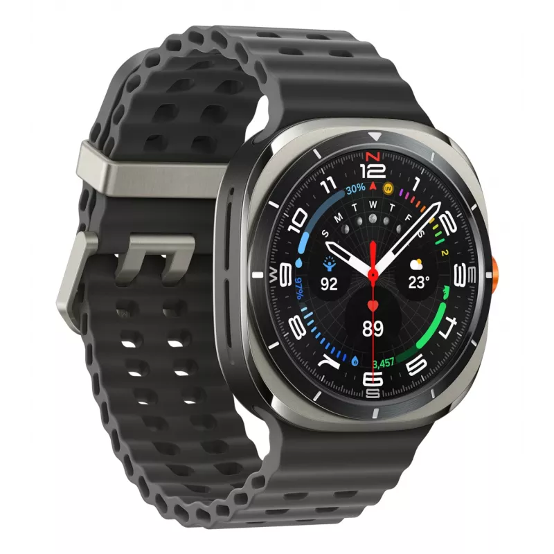 Samsung Galaxy Watch Ultra 3,81 cm (1,5 tolli) AMOLED 47 mm digitaalne 480 x 480 pikslit puutetundlik ekraan 4G hõbedane Wi-Fi GPS (satelliit)
