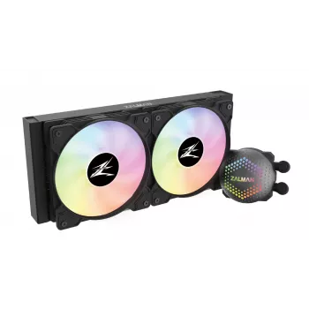 Zalman ALPHA24 Must CPU vedelikjahutus, 280mm radiaator, 2 x 140 mm ventilaator, ARGB pump, universaalne kõik-ühes vedelikjahutus, must