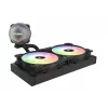 Zalman ALPHA24 Must CPU vedelikjahutus, 280mm radiaator, 2 x 140 mm ventilaator, ARGB pump, universaalne kõik-ühes vedelikjahutus, must