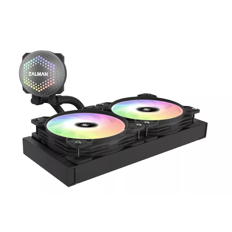 Zalman ALPHA24 Must CPU vedelikjahutus, 280mm radiaator, 2 x 140 mm ventilaator, ARGB pump, universaalne kõik-ühes vedelikjahutus, must