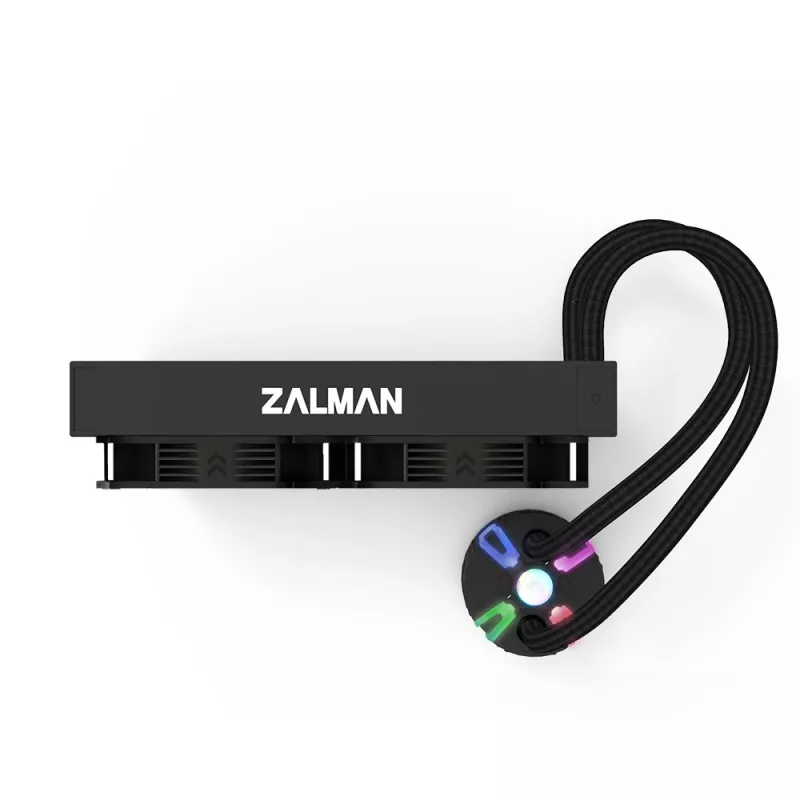 Zalman RESERATOR5 Z24 ARGB Must arvuti jahutussüsteem Protsessor Kõik-ühes vedelikjahutus 12 cm
