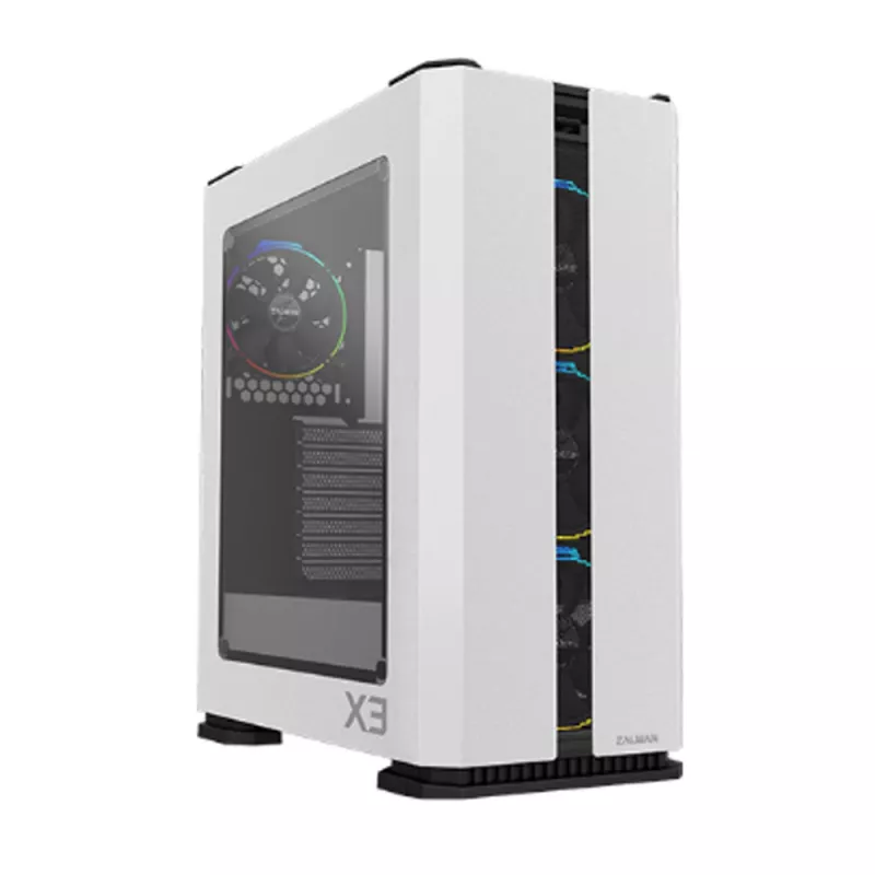 Zalman X3 Valge arvutikorpus Midi Tower