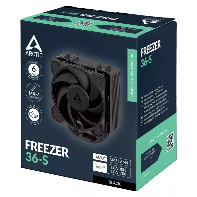 ARCTIC Freezer 36-S protsessorijahuti - Must