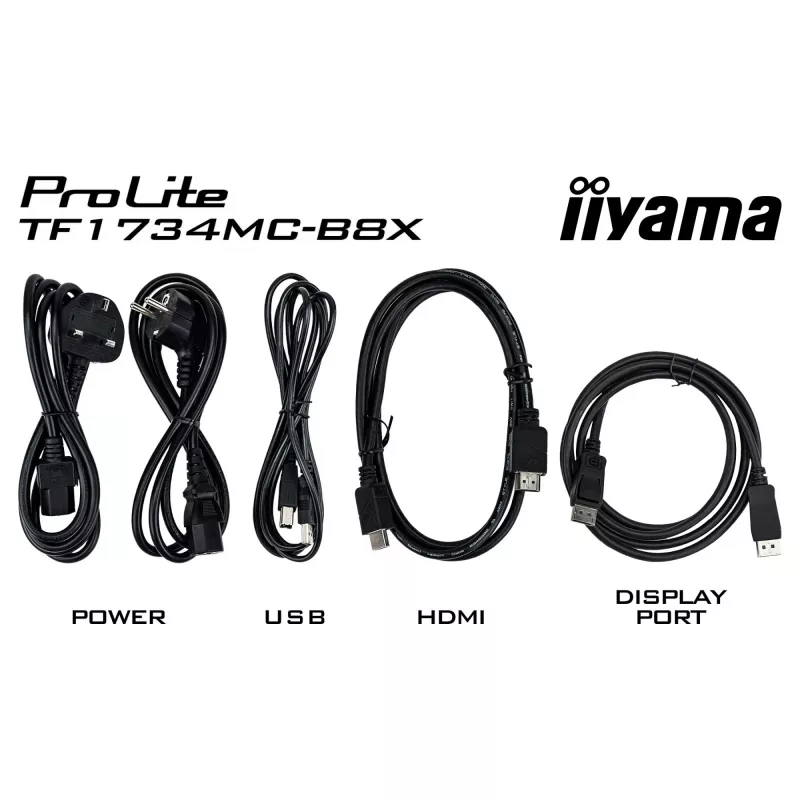 iiyama ProLite TF1734MC-B8X 17 inch SXGA avatud raami puutemonitor