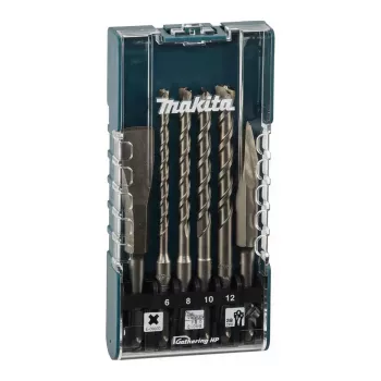 Makita E-15746 SDS-Plus puuride ja meislite komplekt, 6-osaline