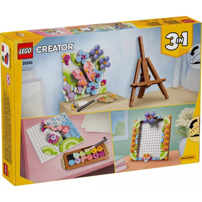 LEGO Creator 3-in-1 31390 Lillede kunstidekoor (348 osa)