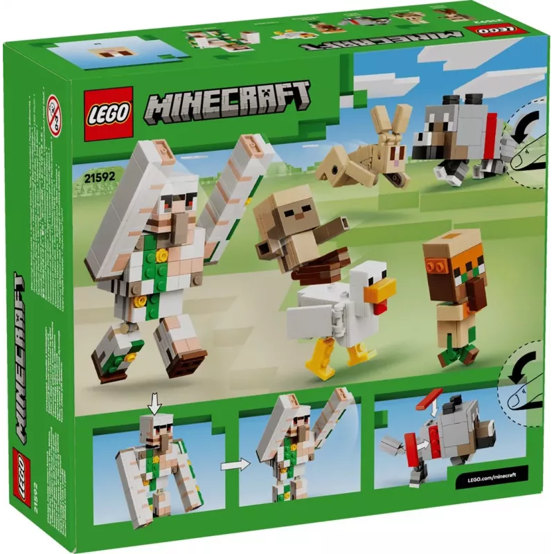 LEGO Minecraft 21592 Kanaratsaniku kõrberünnak (428 osa)