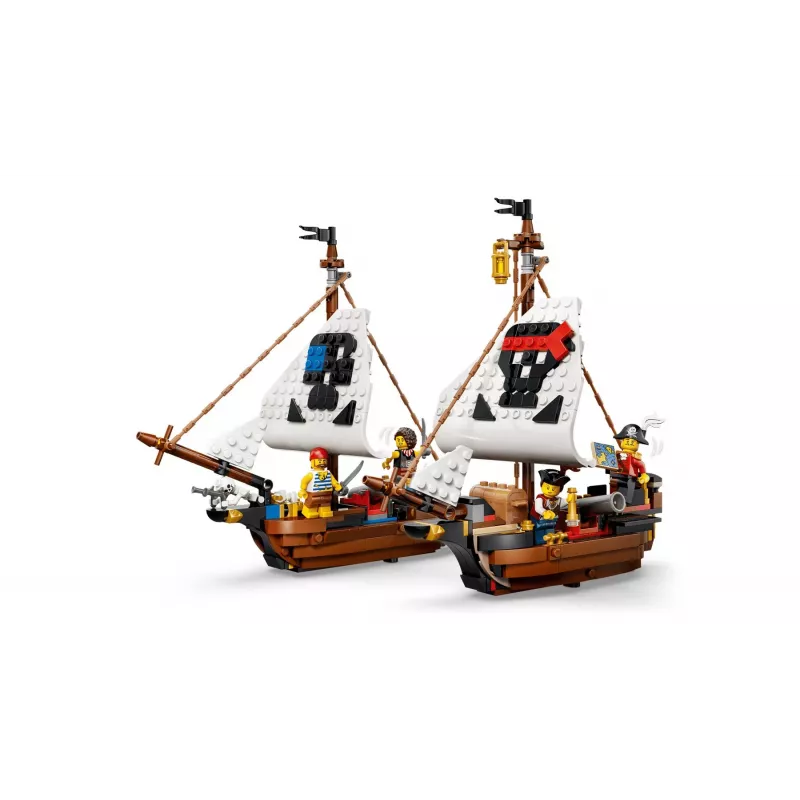 LEGO Creator 3-in-1 31387 Ikooniline piraadilaev (1074 osa)