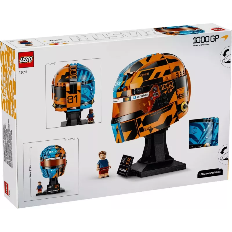 LEGO Editions 43017 McLaren F1 Oscar Piastri kiiver (793 osa)