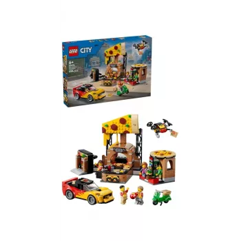 LEGO City 60496 Pitsa kohaletoomise elamus sõidukitega (494 osa)