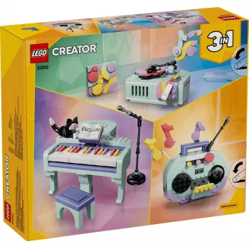 LEGO Creator 3-in-1 31392 Muusikaline klaver kassiga (485 osa)