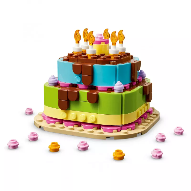 LEGO 40815 Sünnipäevatort - ehitatav tort küünaldega (219 osa)
