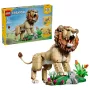 LEGO Creator 3-in-1 31386 Metsloomad: Majesteetlik lõvi (839 osa)