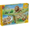 LEGO Creator 3-in-1 31386 Metsloomad: Majesteetlik lõvi (839 osa)
