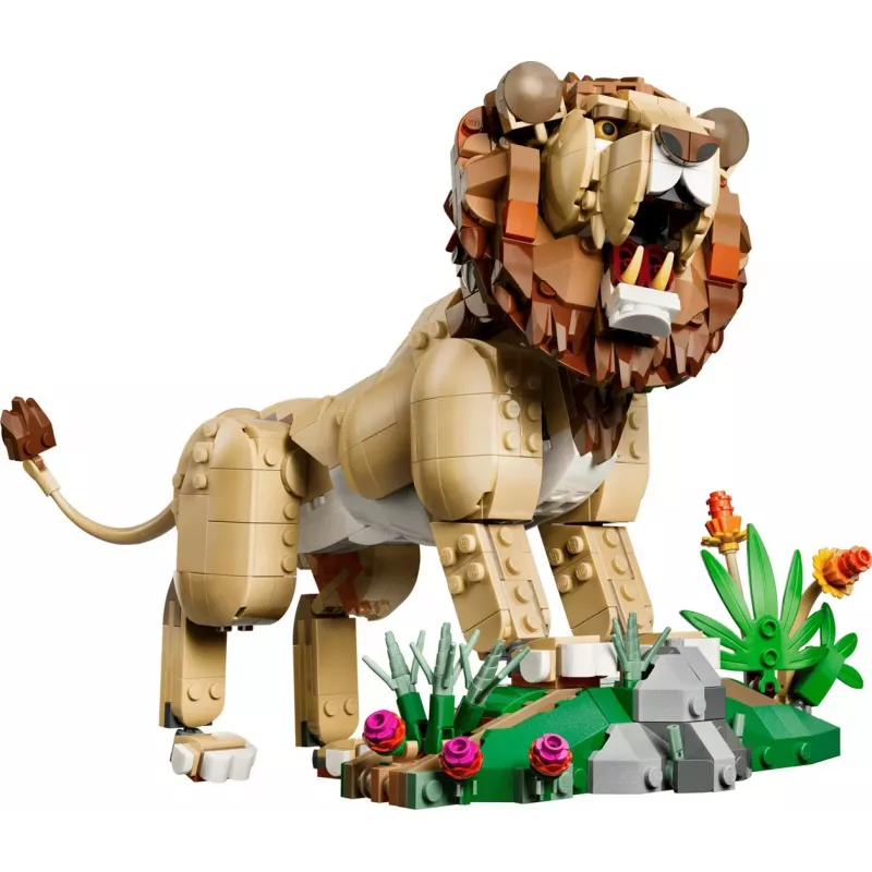LEGO Creator 3-in-1 31386 Metsloomad: Majesteetlik lõvi (839 osa)