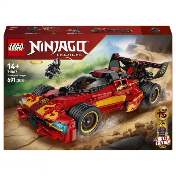 LEGO NINJAGO 71867 X-1 Ninja Charger 15. aastapäev (691 osa)