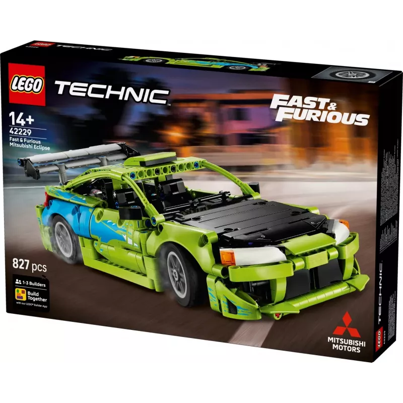LEGO Technic 42229 Fast & Furious Mitsubishi Eclipse (827 osa)