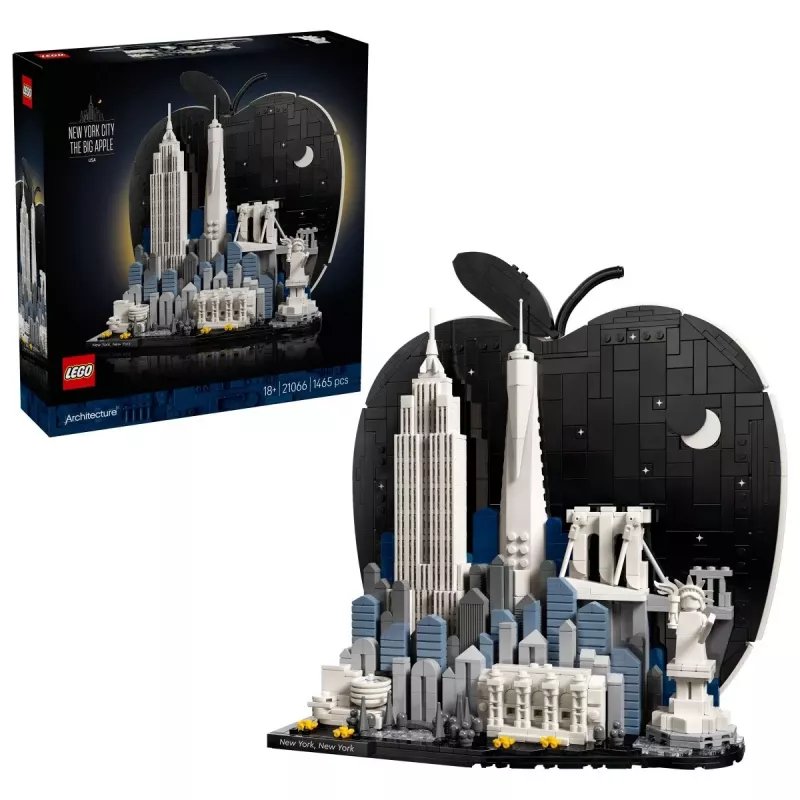 LEGO Architecture 21066 New York - Suur õun (1465 osa)