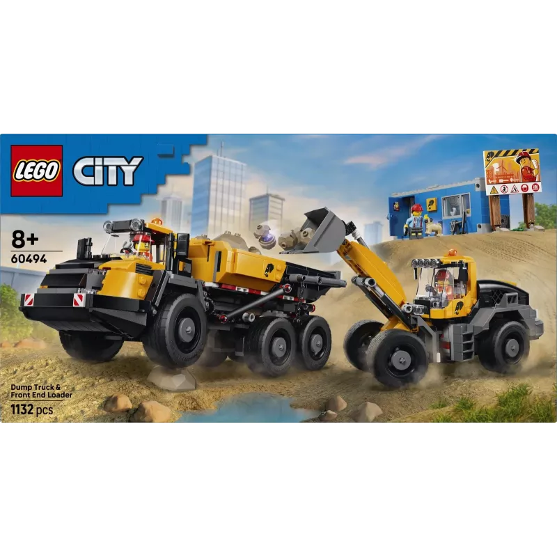 LEGO City 60494 Kallur ja frontaallaadur (1132 osa)