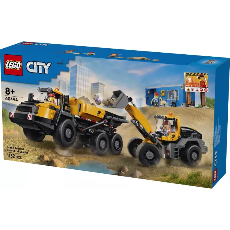 LEGO City 60494 Kallur ja frontaallaadur (1132 osa)