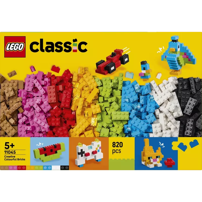 LEGO Classic 11045 Loovad värvilised klotsid (820 osa)