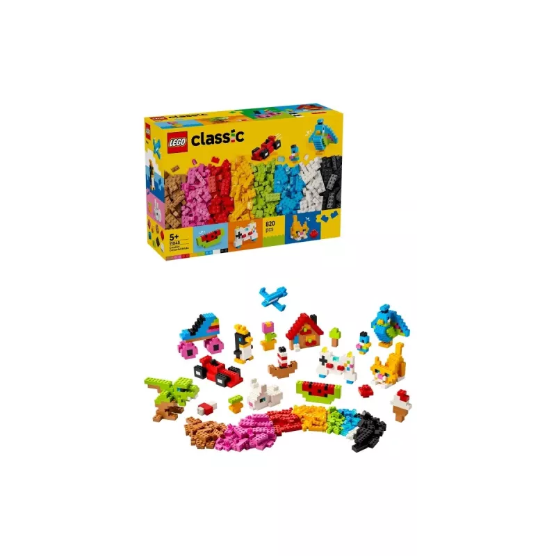 LEGO Classic 11045 Loovad värvilised klotsid (820 osa)
