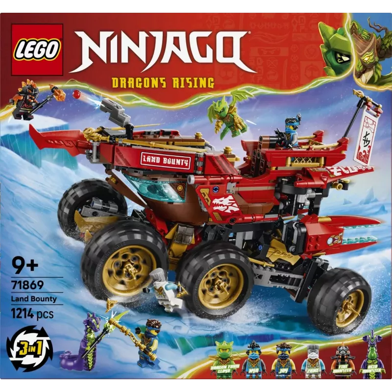 LEGO NINJAGO 71869 Land Bounty maismaalaev (1214 osa)