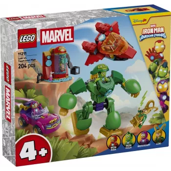 LEGO Marvel 11211 Loki vs. Raudmehe meeskond (204 osa)