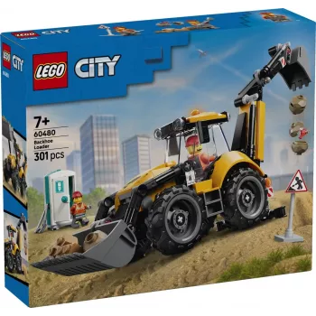 LEGO City 60480 Kollane ekskavaator-laadur (301 osa)