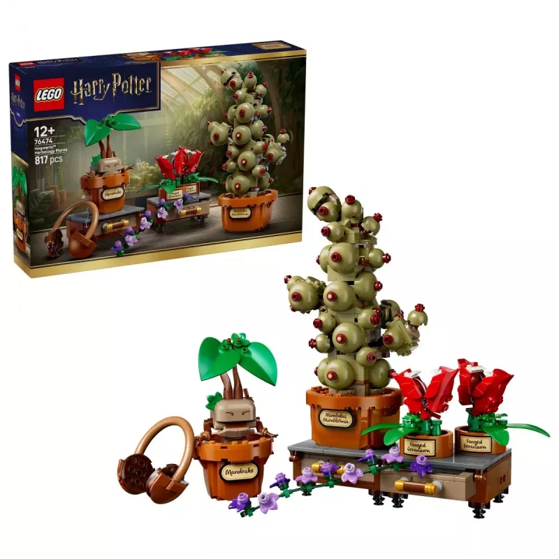 LEGO Harry Potter 76474 Sigatüüka taimeõpetuse taimed (817 osa)
