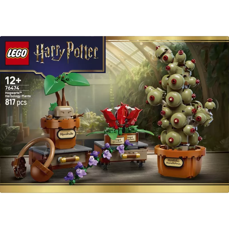LEGO Harry Potter 76474 Sigatüüka taimeõpetuse taimed (817 osa)