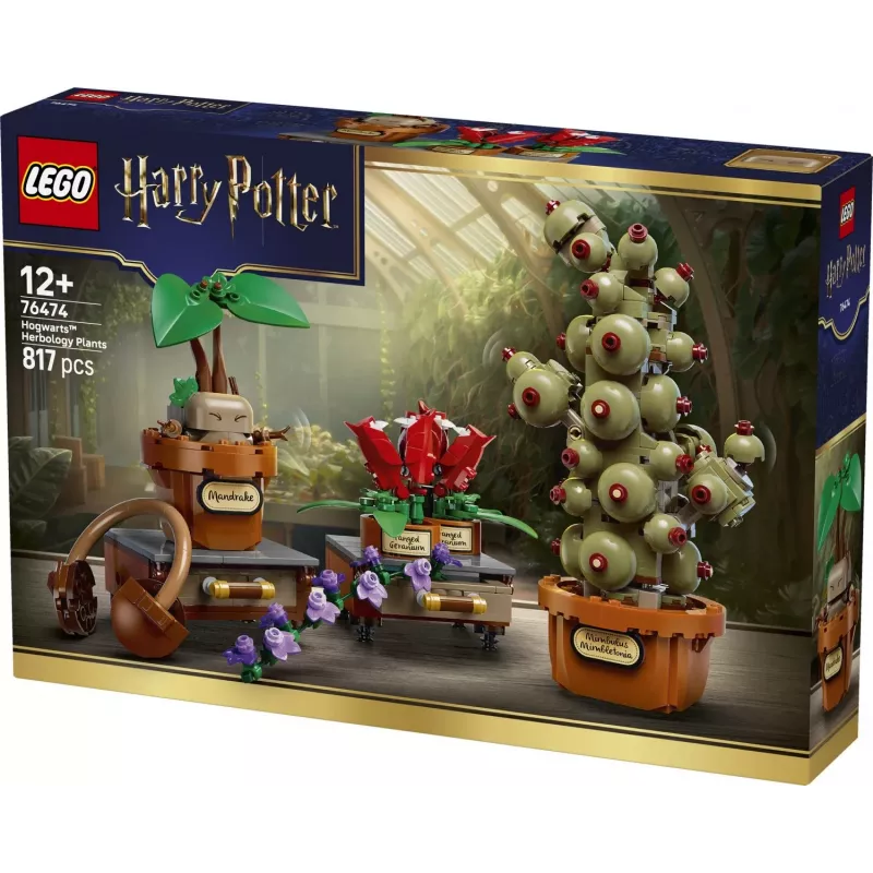 LEGO Harry Potter 76474 Sigatüüka taimeõpetuse taimed (817 osa)