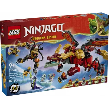 LEGO NINJAGO 71868 Wyldfyre'i muunduv draakoni robot (821 osa)