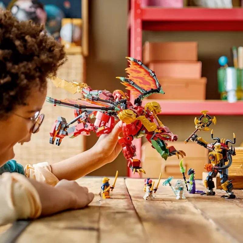 LEGO NINJAGO 71868 Wyldfyre'i muunduv draakoni robot (821 osa)