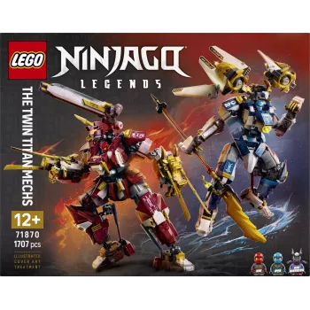 LEGO NINJAGO 71870 Kaksik-titaanrobotid (1707 osa)