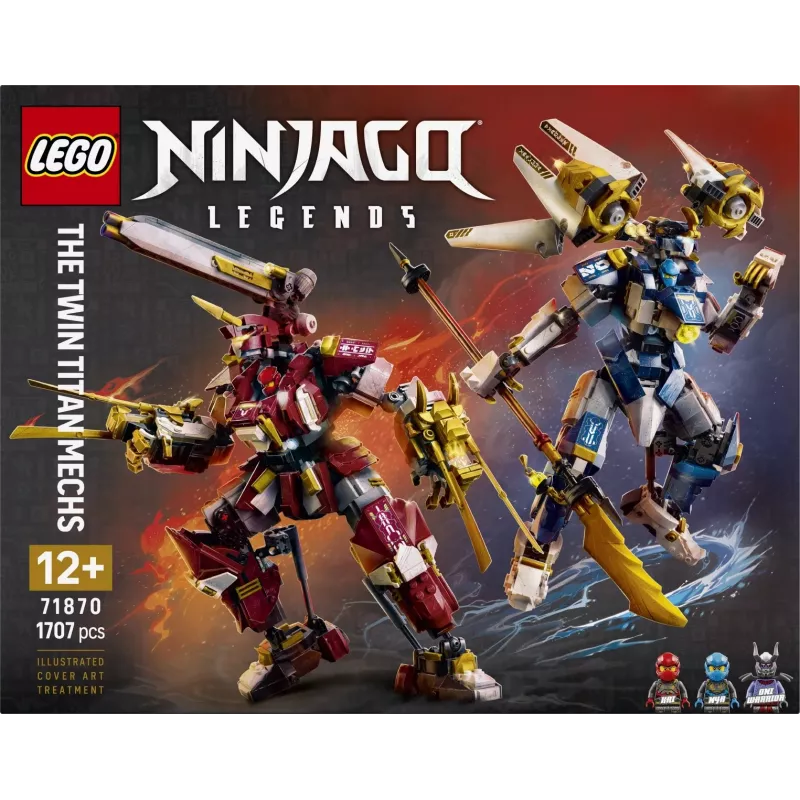 LEGO NINJAGO 71870 Kaksik-titaanrobotid (1707 osa)