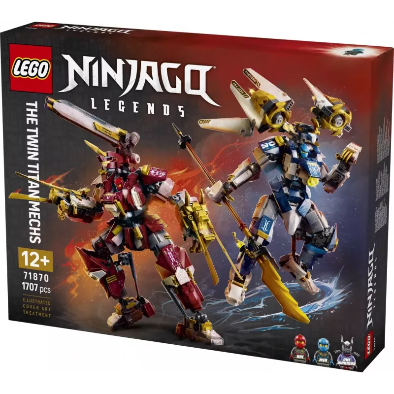 LEGO NINJAGO 71870 Kaksik-titaanrobotid (1707 osa)