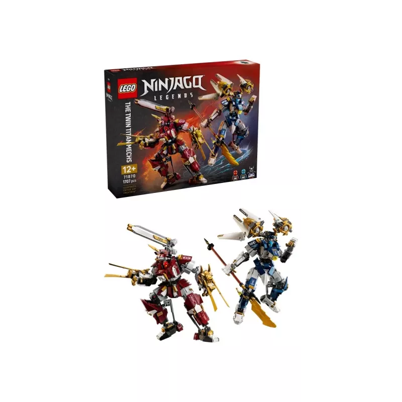 LEGO NINJAGO 71870 Kaksik-titaanrobotid (1707 osa)