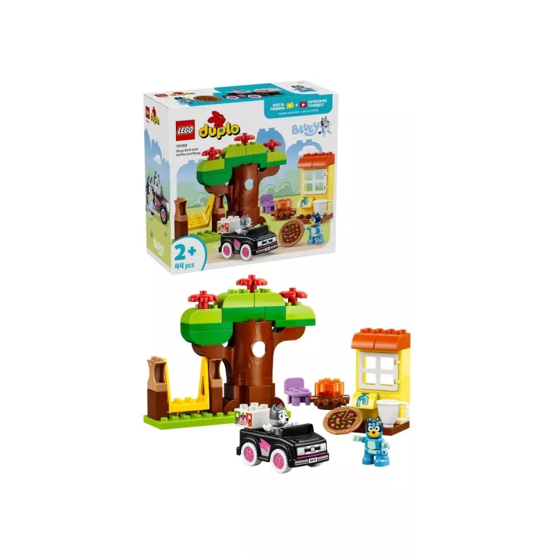 LEGO DUPLO Bluey 10469 Muffini ja Bluey pitsabaar (44 osa)