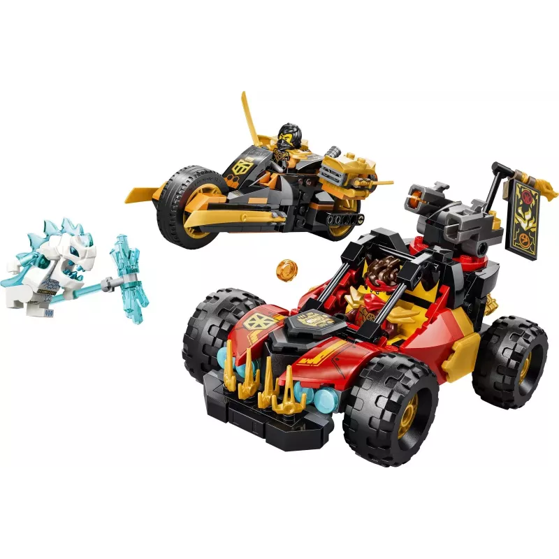 LEGO NINJAGO 71864 Kai ja Cole'i ühendatavad sõidukid (394 osa)