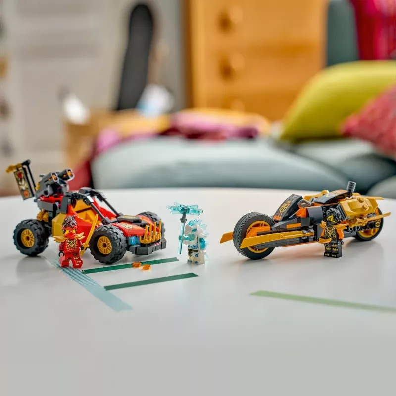 LEGO NINJAGO 71864 Kai ja Cole'i ühendatavad sõidukid (394 osa)