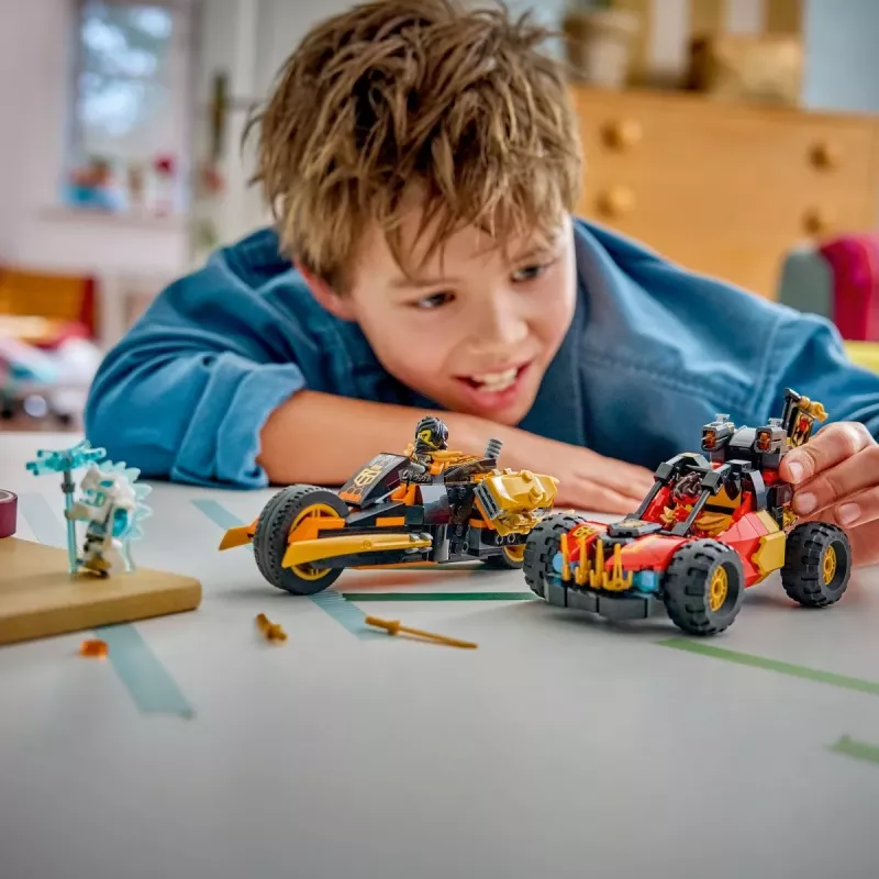LEGO NINJAGO 71864 Kai ja Cole'i ühendatavad sõidukid (394 osa)