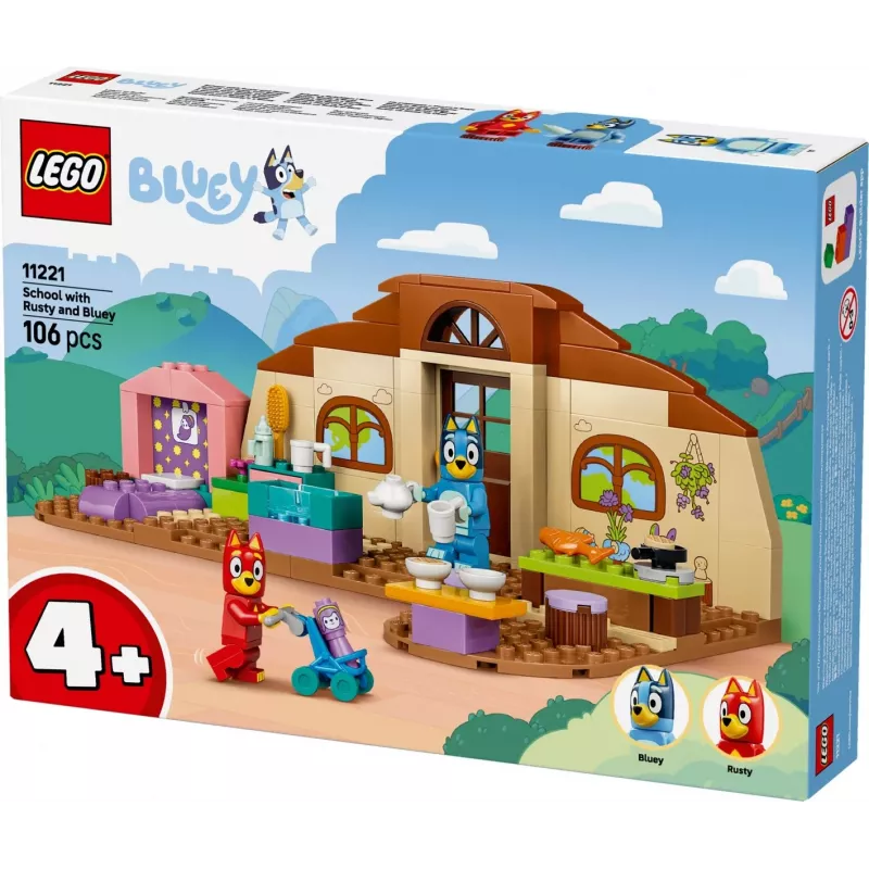 LEGO Bluey 11221 Kool Rusty ja Blueyga (106 osa)