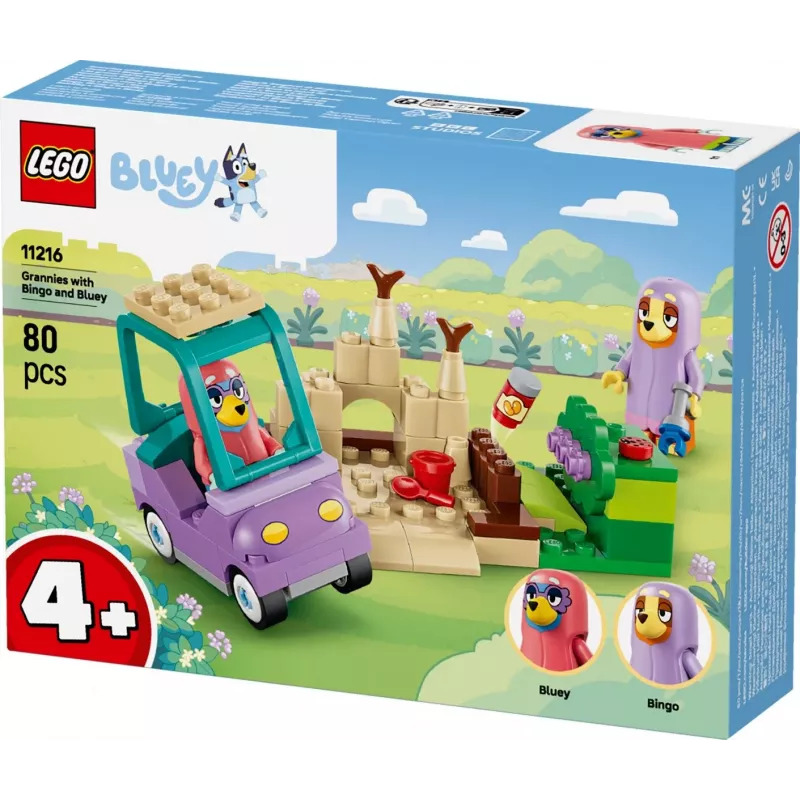 LEGO Bluey 11216 Vanaemad Bingo ja Blueyga (80 osa)