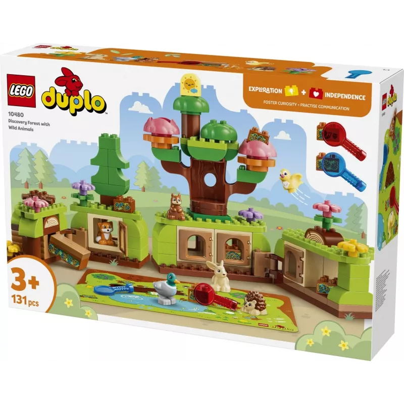 LEGO DUPLO 10480 Avastusmets metsloomadega (131 osa)