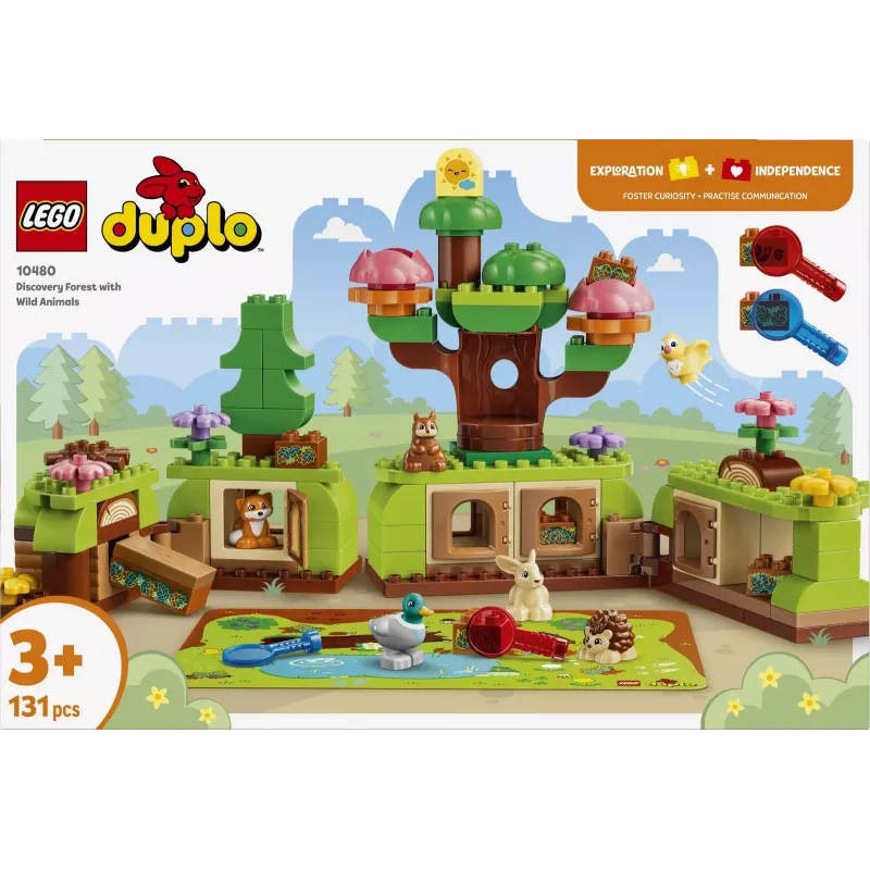 LEGO DUPLO 10480 Avastusmets metsloomadega (131 osa)