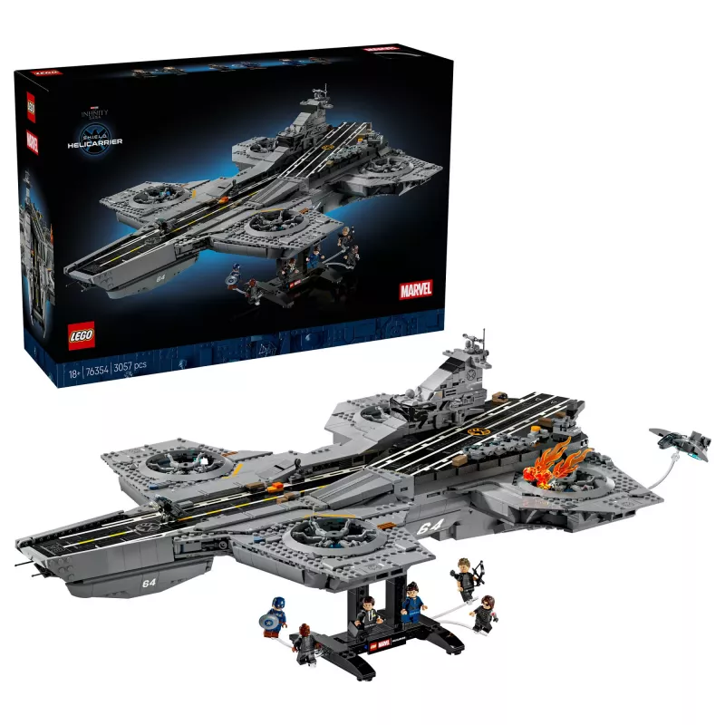 LEGO Marvel 76354 S.H.I.E.L.D. õhukandja (3057 osa)