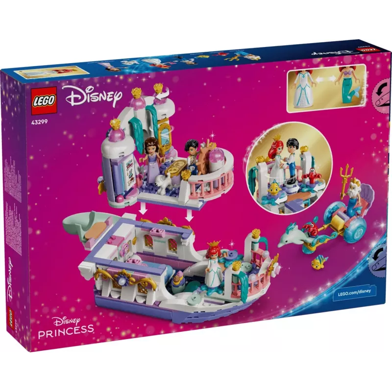 LEGO Disney 43299 Arieli kuninglik pulmapaat (519 osa)