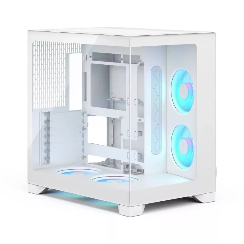 Fractal Design Pop 2 Vision White RGB ATX Mid-Tower korpus (karastatud klaas)