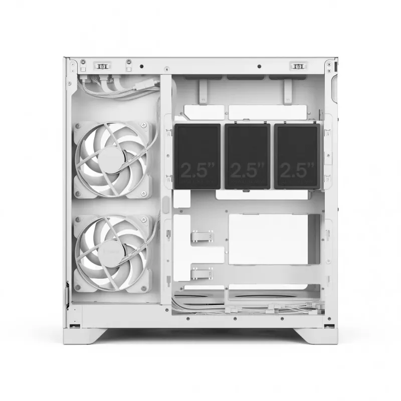 Fractal Design Pop 2 Vision White RGB ATX Mid-Tower korpus (karastatud klaas)